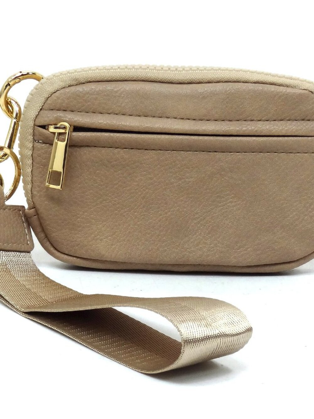 Fashion Pouch Wallet Wristlet - Stone